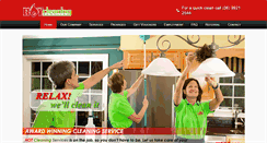 Desktop Screenshot of hotcleaning.com.au